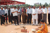 Foundation laid for synthetic track at Mahatma Gandhi Stadium